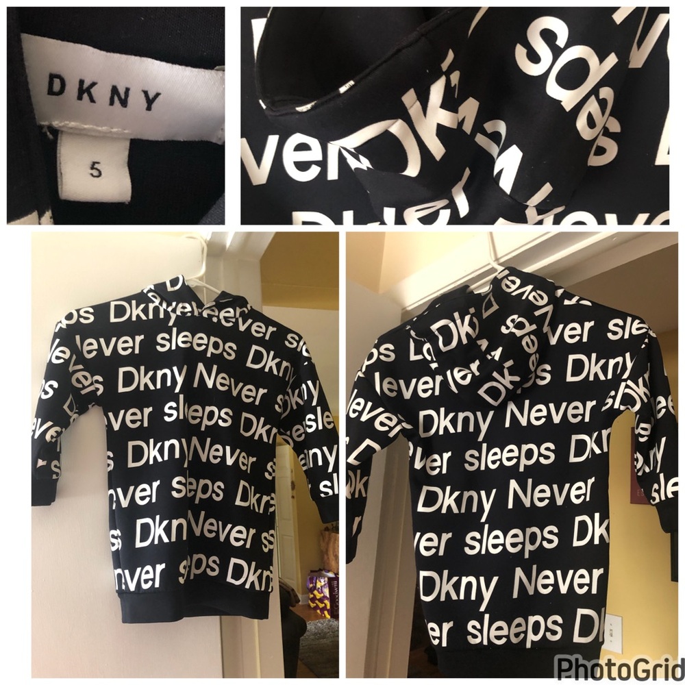 DKNY Youth Hoodie SIZE 5 PRICE REDUCED to $11